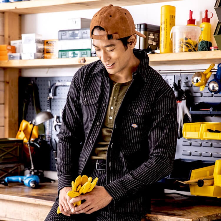 【 ディッキーズ作業着ブルゾン】男女兼用「横ストレッチ25％」3色 S～3XL / 作業ユニフォーム