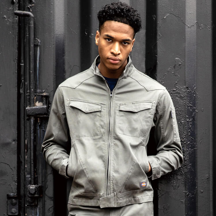 【ディッキーズ作業着ブルゾン】男女兼用・オールシーズン「ストレッチ伸長率17％」3色 SS～6L / 作業ユニフォーム