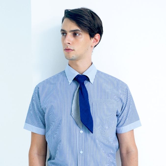 【スカーフタイ】 男女兼用「ワンタッチ装着」9色 / スタッフユニフォーム (SEL6965)