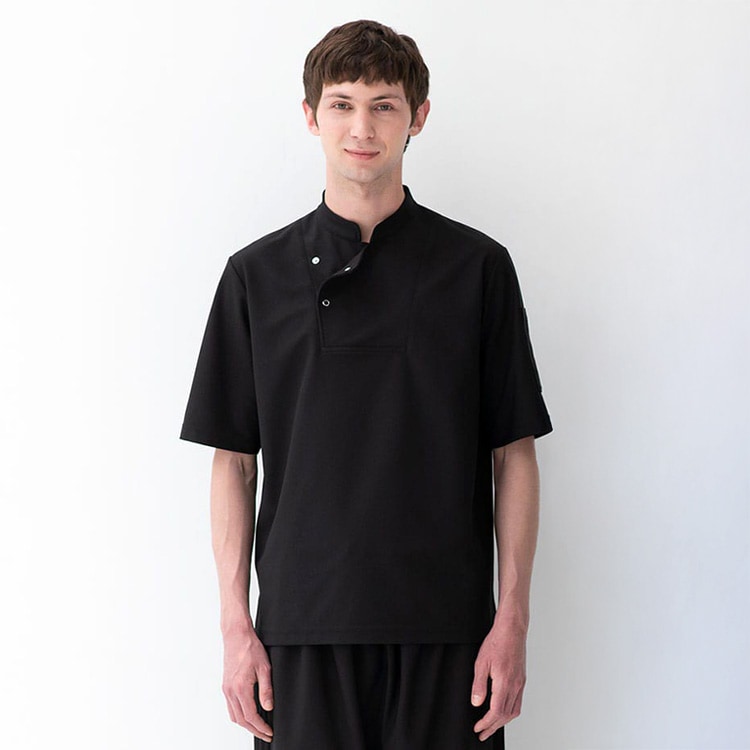 【レストラン制服半袖】男女兼用「漂白剤に強い素材」SS～3L 5色 キッチン制服/飲食店ユニフォーム