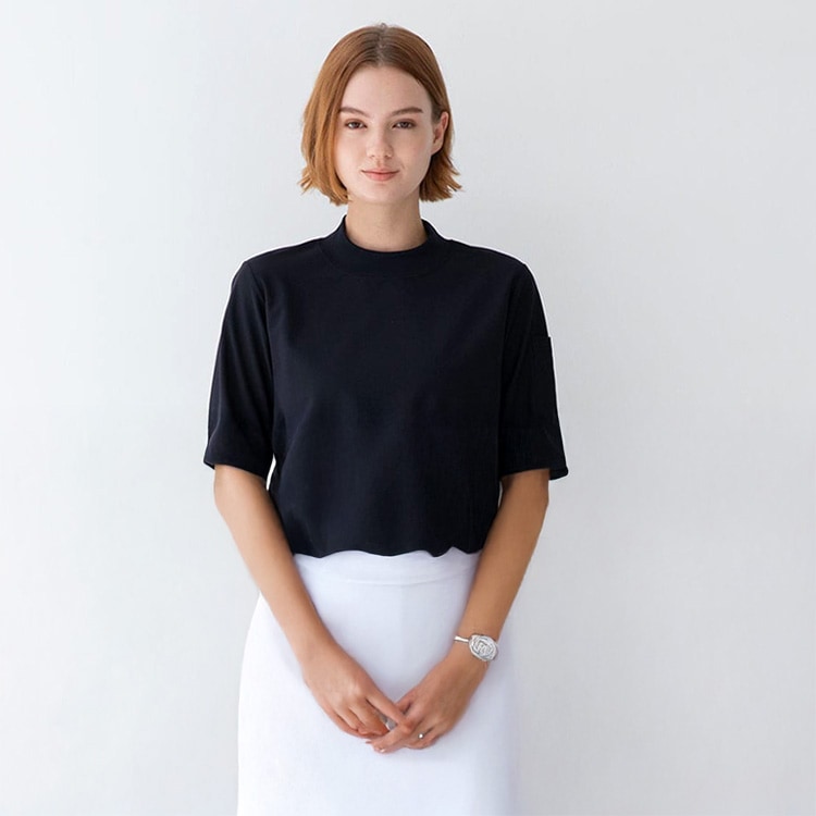 【レストラン制服半袖】男女兼用「塩素系洗剤に強い素材」ストレッチ SS～3L  5色/飲食店ユニフォーム