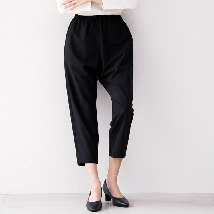 【飲食店ズボン】サルエルパンツ・男女兼用「吸水速乾＆ストレッチ」 S・L  3色 / レストラン制服 (HYS7720)