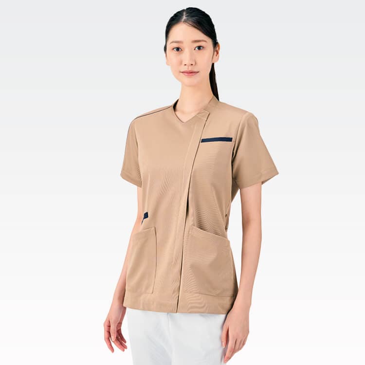 【医療用ユニフォーム 男女兼用】清涼素材「軽量＆高通気」SS～3L ６色 / ナースウェア