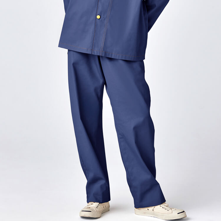 【ショップ店員ユニフォーム パンツ】男女兼用「デニム素材」S～L 2色 / 飲食店制服 (CHIRW0007)