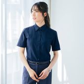 オフィスブラウス半袖－防汚＆ノーアイロン・店舗制服や事務服に