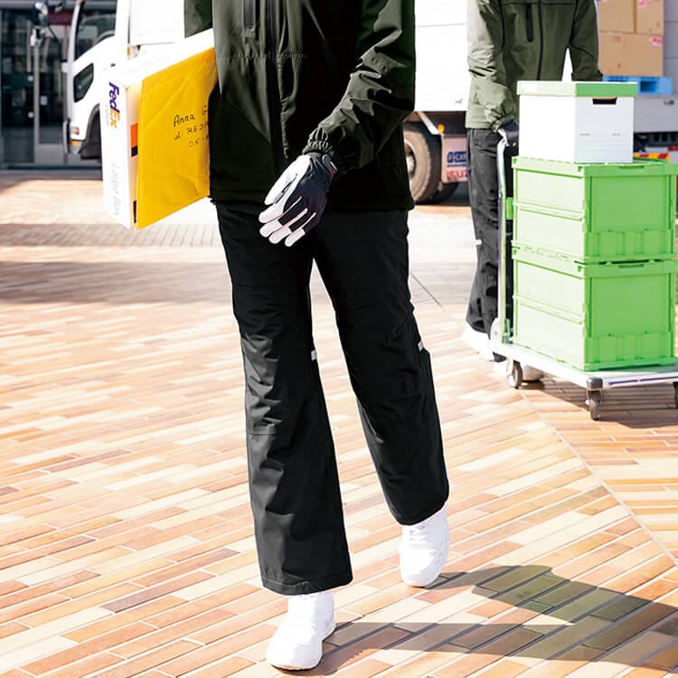 【防寒ズボン 男女兼用】防水作業着パンツ「透湿＆ストレッチ素材」SS～6L 2色 / 作業ユニフォーム