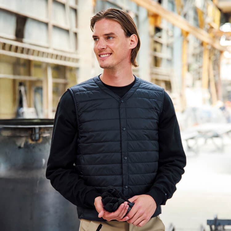 【作業服インナーベスト 男女兼用】電熱防寒着「ヒートウェア」S～5L 3色 ※バッテリー/ヒーター別売り　