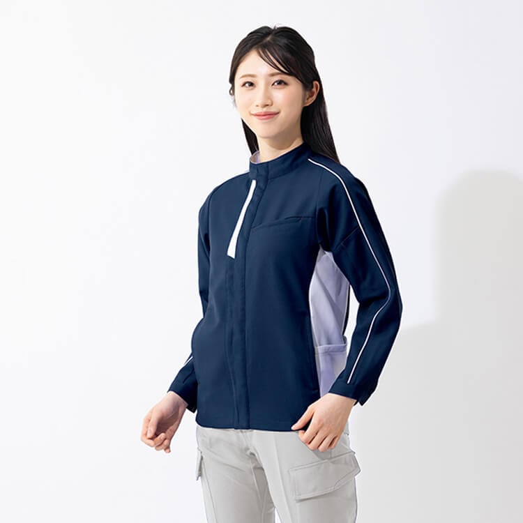 【作業用ブルゾン 男女兼用】ジャケット「JIS T8118適合」帯電防止 SS～6L 4色 / エコマーク認定作業着