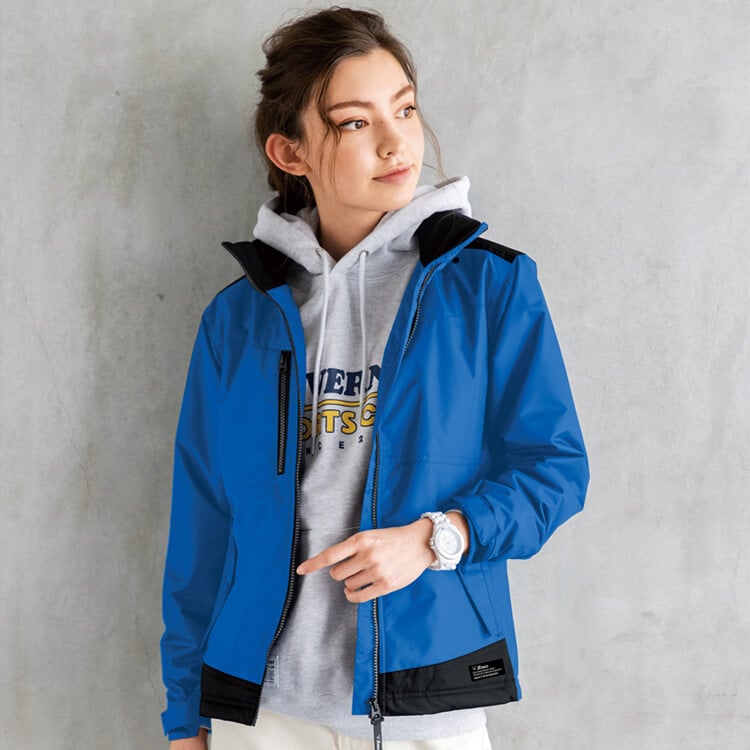 【軽防寒ブルゾン 男女兼用】起毛保温裏地「雨と汚れをはじく撥水加工」SS～5L 4色 / 作業ユニフォーム (GIB144)