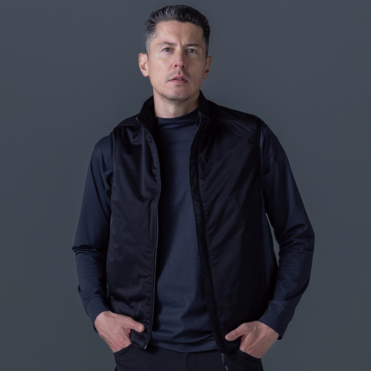 【防寒作業着ベスト】男女兼用「ストレッチ＆軽量中綿」帯電防止 S～6L 3色  冬用/作業服