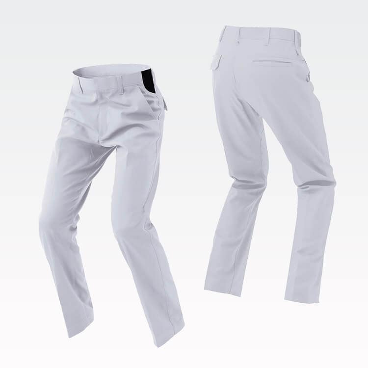 【作業服ズボン 男女兼用】ストレッチ「植物由来素材」帯電防止 3S～6L 5色 / エコマーク認定作業着