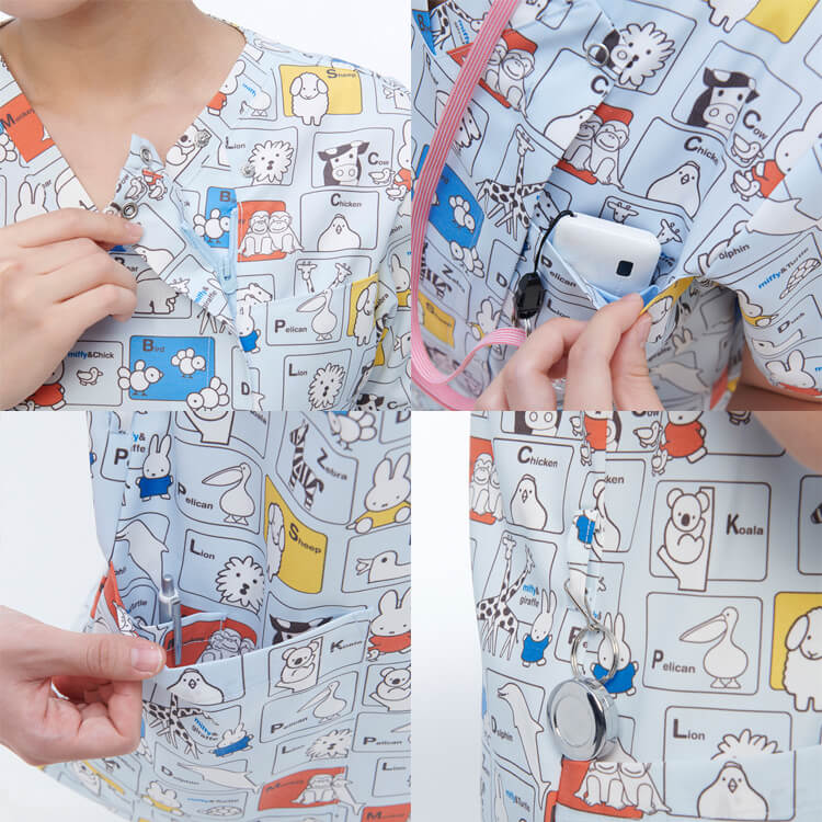 ミッフィースクラブ｜miffy・ナガイレーベン・看護師白衣・小児科