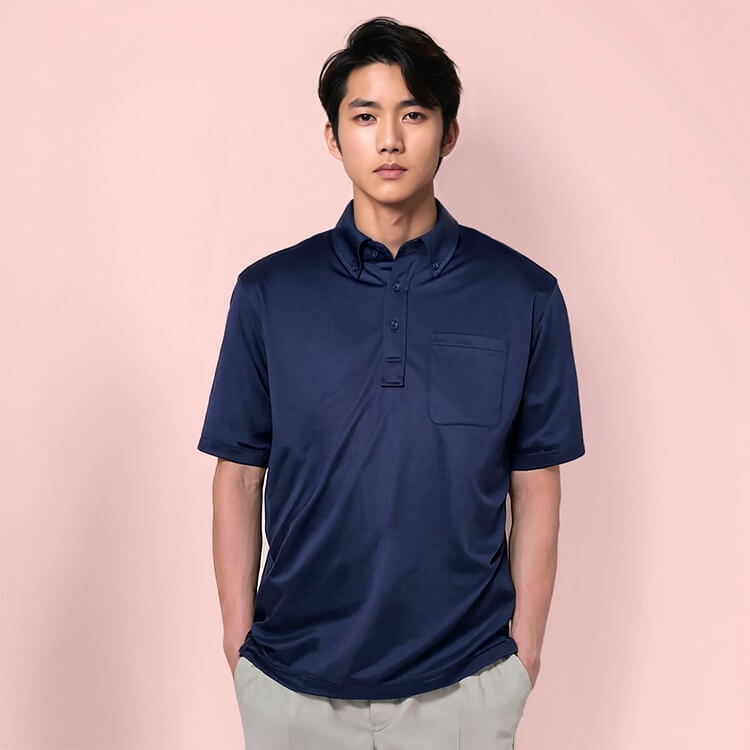 【業務用ポロシャツ半袖 男女兼用】抗菌防臭「UVカット」GM～5L 9色 / スタッフユニフォーム