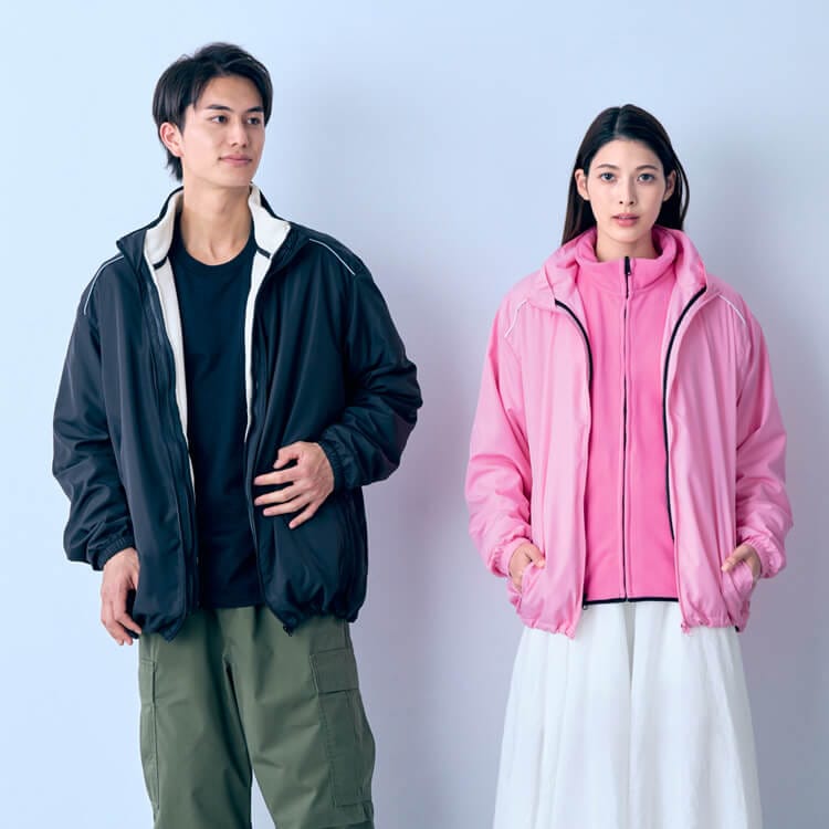 【スタッフブルゾン】男女兼用「防風機能タフタ素材」撥水 S～XXL 10色 / イベント制服