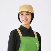 衛生キャップ｜ネット付き帽子・制電エコ素材・食品加工・食堂・惣菜店