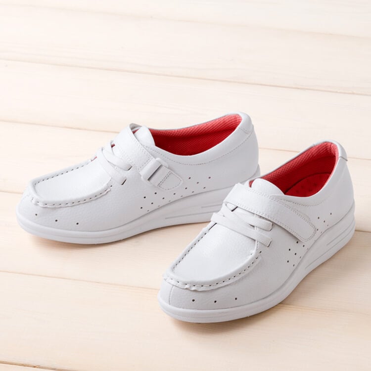 【ナースシューズ】レディース「抗菌＆防臭」軽量 22.0～26.0㎝ / 医療従事者用シューズ (FOL512)