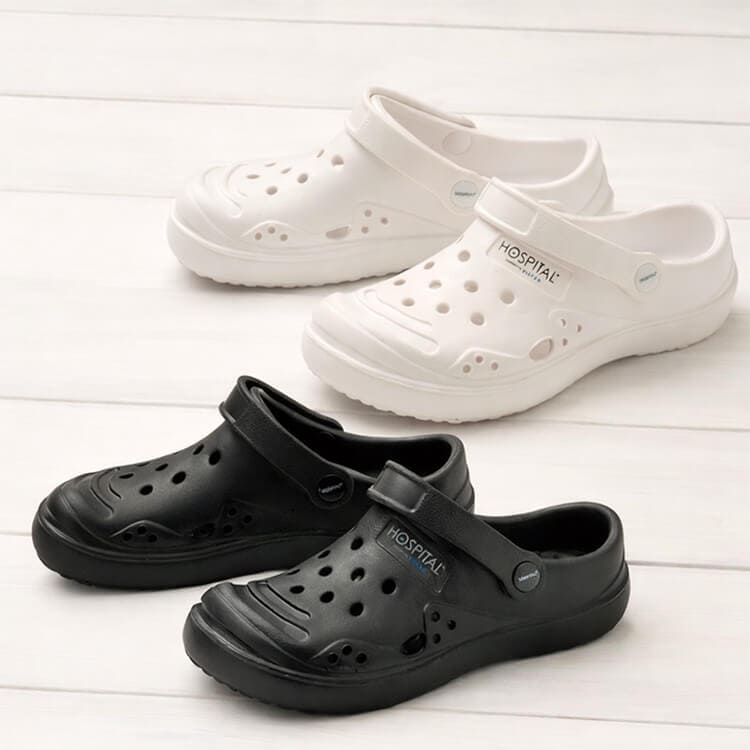 【医療用サンダル 4E】メンズ・レディース「快適なクッション性能」白色・黒色 22～28.5cm（FOL630）