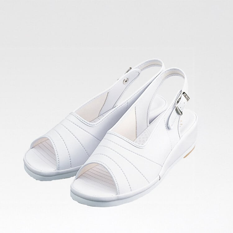 【ナースサンダル 3E】レディース「疲れにくい 高反発ソール」21.5～26.0㎝（SAA191-08）