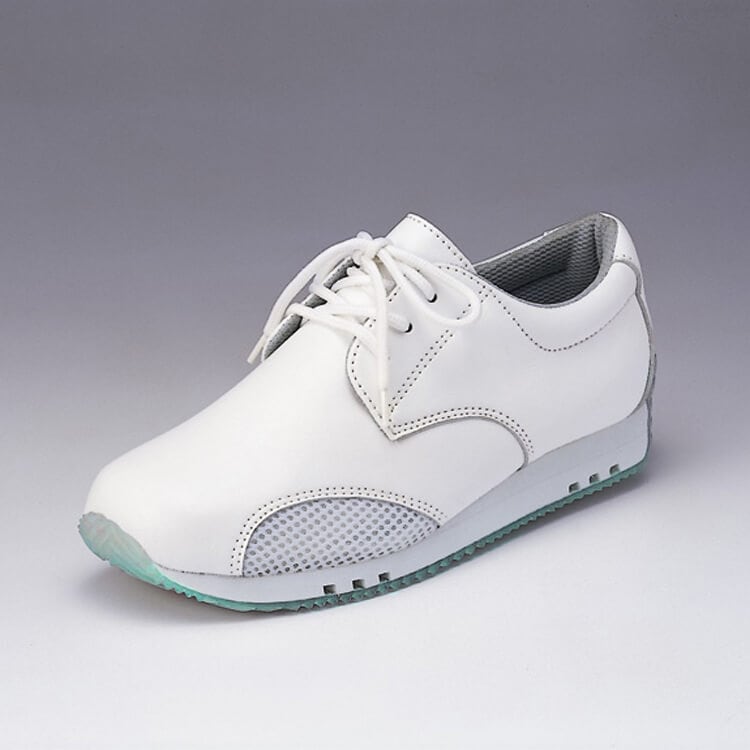 【ナーススニーカー】レディース「ひも型 通気性メッシュ」22.0～25.5㎝ / 看護師シューズ （NGLMN215）