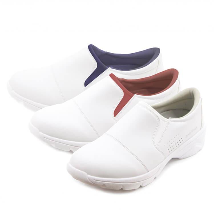 【ナースシューズ】メンズ・レディース「アンチウイルス抗菌加工 スリッポンタイプ」防臭 3色 3E 22.0～28.0cm・29.0㎝ / 医療用ユニフォーム (FOL310)