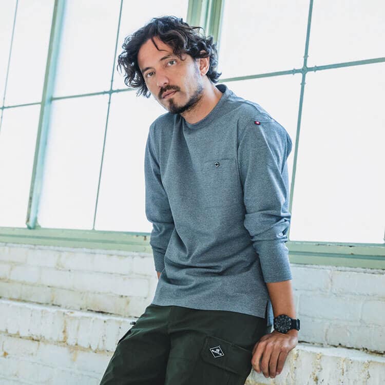 【作業着インナー長袖】男女兼用「快適ドライ&重ね着に最適」消臭・伸長率40％  S～3XL 5色 / バートル（KKH655）