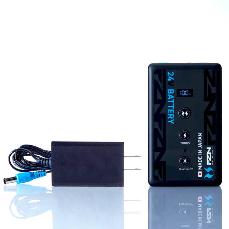 予約販売中！【2026年 空調風神服24Vリチウムイオンバッテリーセット】日本製「最高出力24V 高性能」Sマーク認証（バッテリーのみ）/（SAERD9691NJ）