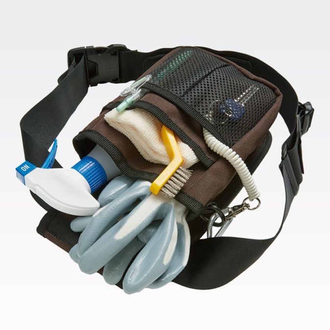 【作業用ウエストポーチ】腰袋「腰負担を軽減するベルト」小物入れ・S～XL（SEL69890）