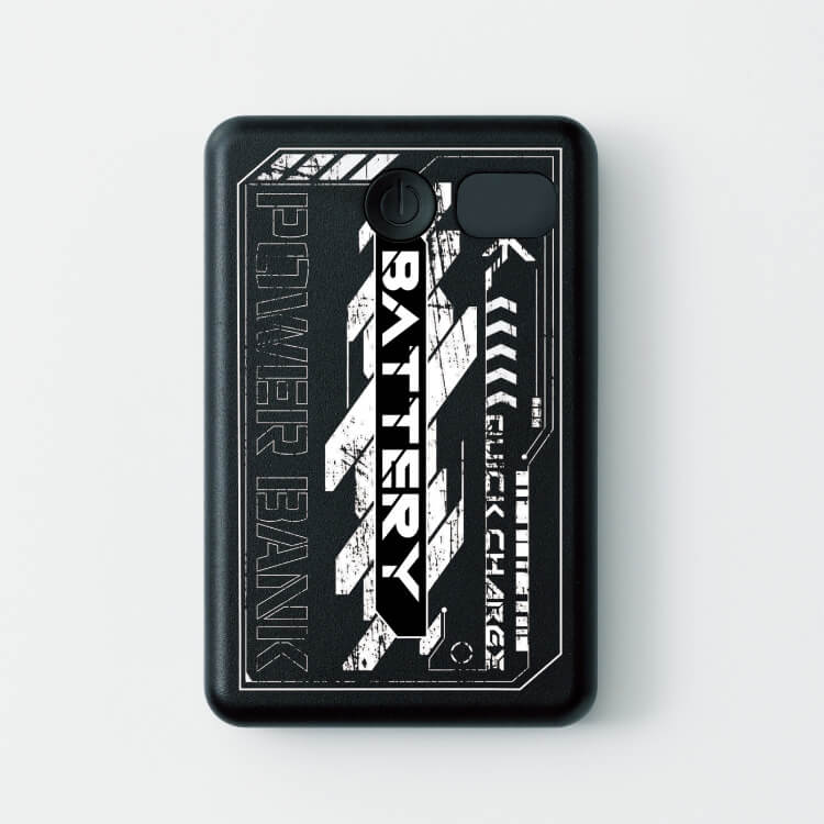 予約販売中！【EXFROZEN 対応バッテリー10,000mAh】サンエス「急速充電 PD対応」充電ケーブル付き ※ACアダプターは別売り / ブラック（SAERD9641）