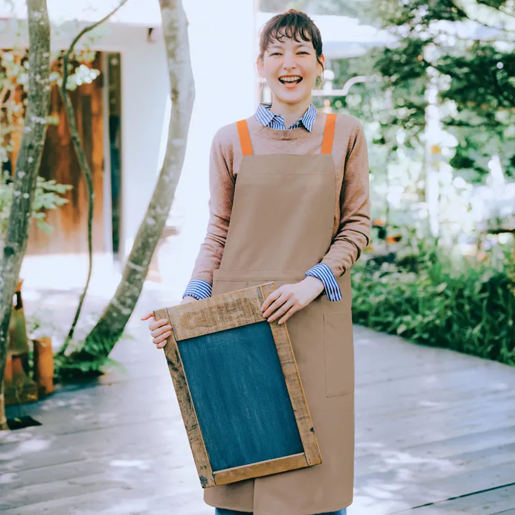 店舗制服 エプロン】「野菜や植物から抽出した成分を活用した環境配慮