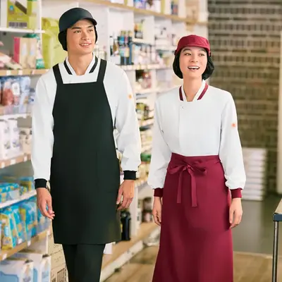 スーパーマーケット ユニフォーム｜住商モンブラン・男女兼用・HACCP