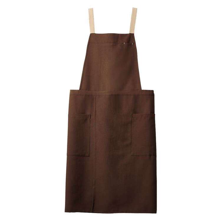 飲食店エプロン｜環境保護染料・おしゃれなカフェ制服・制電素材