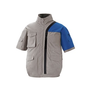 ファン付き作業着 半袖｜背中ファン・空調風神服セット・24Vバッテリー
