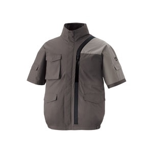 ファン付き作業着 半袖｜背中ファン・空調風神服セット・24Vバッテリー