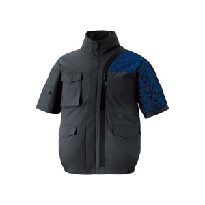 ファン付き作業着 半袖｜背中ファン・空調風神服セット・24Vバッテリー