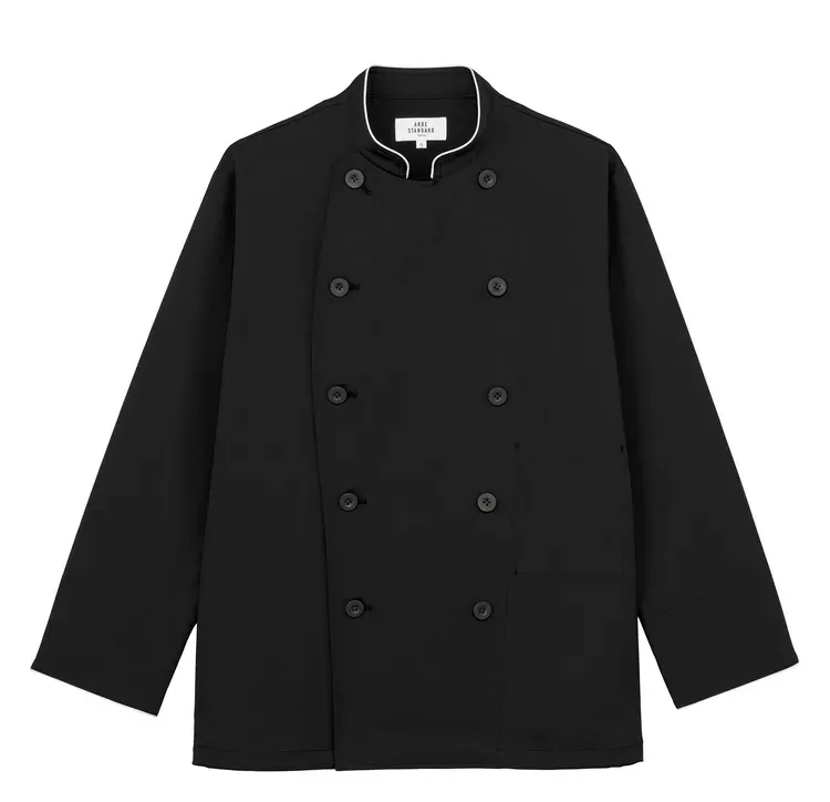厨房の暑さ対策 空調服コックコート長袖｜25Vバッテリーファン フル