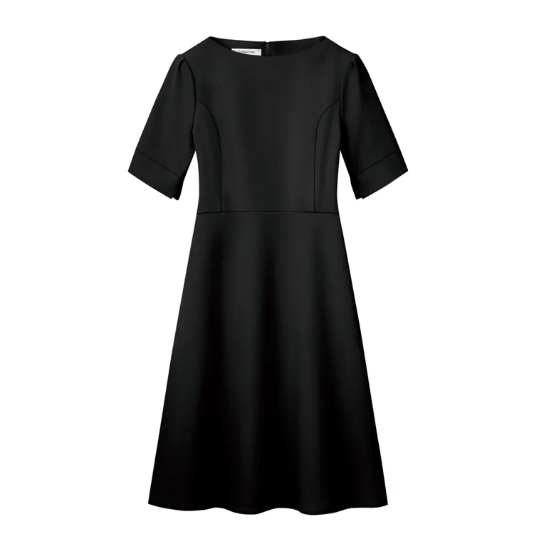 ☆Mama☆専用 エステユニフォーム　制服　ブラック　黒　２枚 セラピストユニフォーム ワンピース｜超軽量＆ストレッチの高機能素材