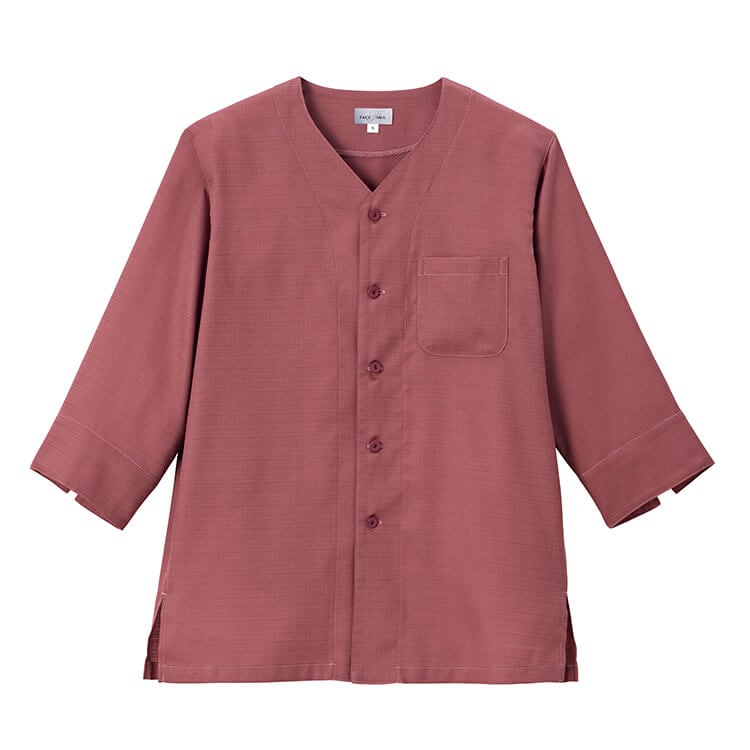 ショップ店員 ユニフォーム FB4579U｜上品なスタンドカラーシャツ