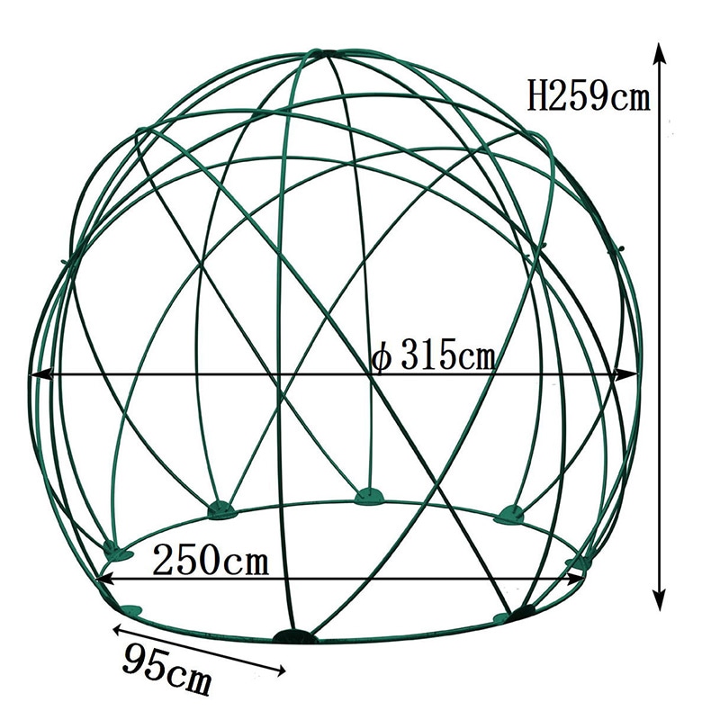 グリーンドーム直径約3ｍ　アレンジ自由自在【GD01】【送料無料】