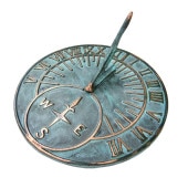 日時計「磁石」ガーデンアクセサリー 【アウトレット】【ネコポス便/送料無料】