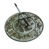 日時計「地図」ガーデンアクセサリー【アウトレット】【ネコポス便/送料無料】