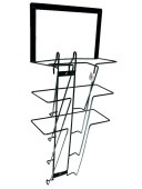 壁掛けカタログラック-3段【A4サイズ】【CR01-57】