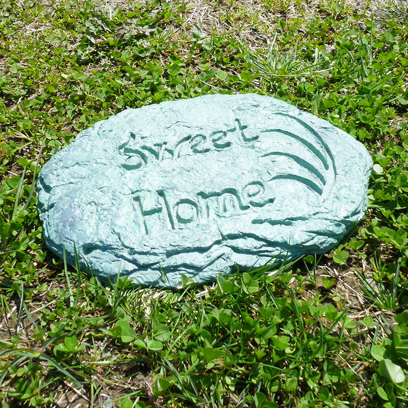 アート飛石 【Sweet Home】【EG08-08】