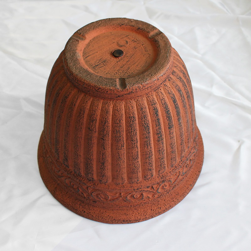 【AR3-30T】【10号】 【底穴有】アンティーク風レジンポットφ31