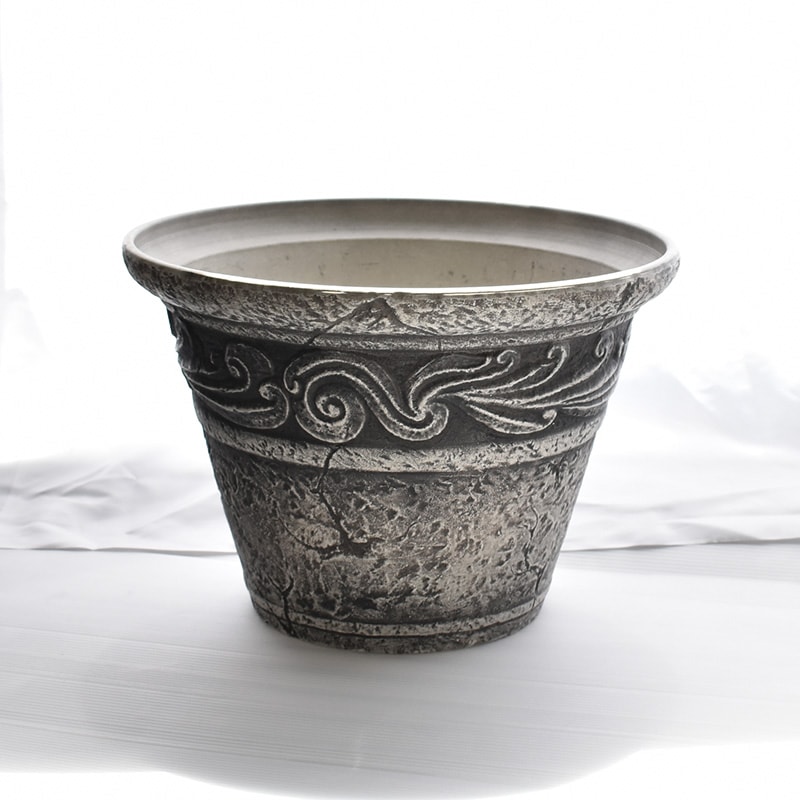 AR3-22M】 【10号】 【ビオトープ・金魚鉢】 和モダン風ポット