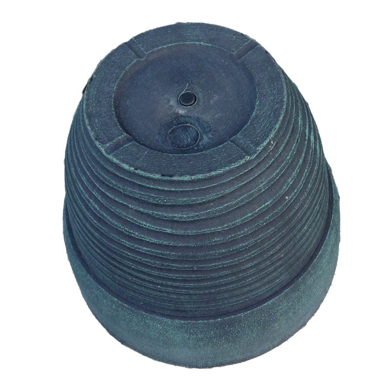 【AR3-53G】【11号】 【底穴有】アンティーク風レジンポットφ33