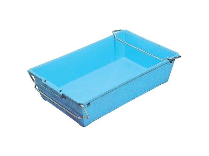 岐阜プラスチック工業 トロ箱 No.70②(金具付) ブルー 容量68L