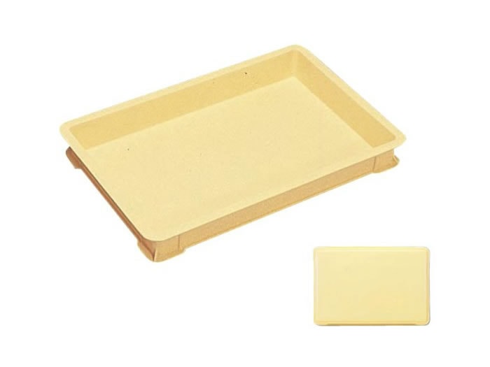 岐阜プラスチック工業 パンコンテナー #130 アイボリー 容量10L 小型浅