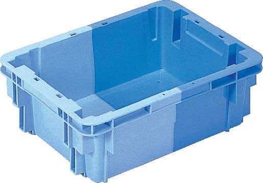 三甲 二色コンテナ SNコンテナーB#9-2 ブルー／ライトブルー