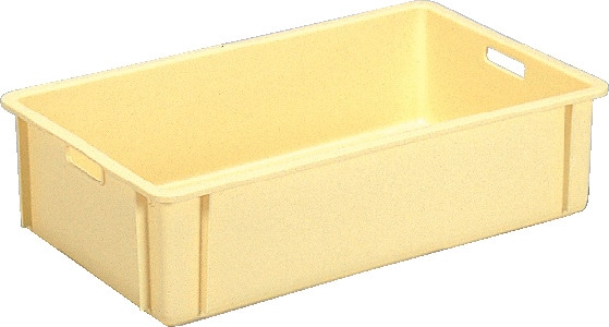 三甲 ばんじゅうH-2 クリーム 容量38.7L 底面格子リブ 弁当箱用