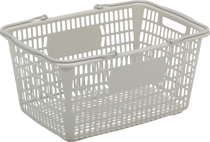 三甲 サンショップカーゴ33L-2 Aグレー 容量28.8L 軽量 買い物カゴ